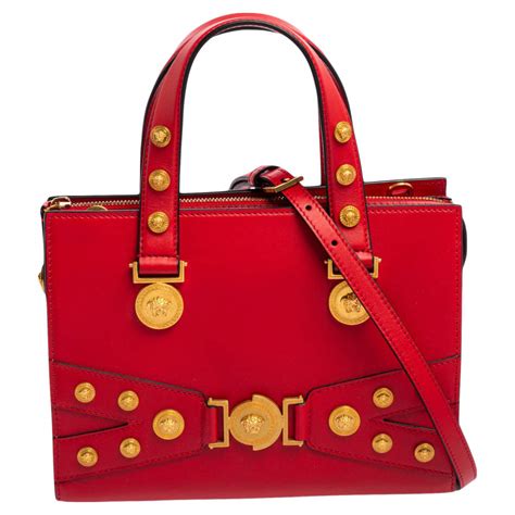 versace red tote|buy Versace bag online.